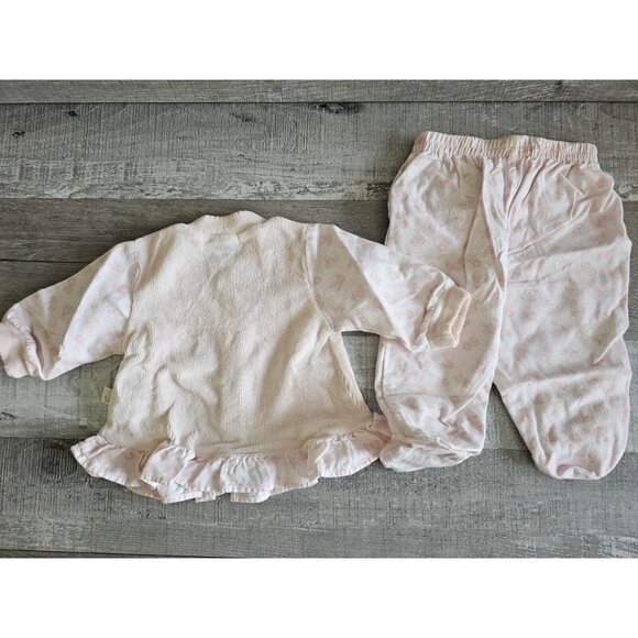 Vtg Creme De La Creme Baby Girls Size 0-3 Months Pink White Gold Collection 1990 - Picture 8 of 8